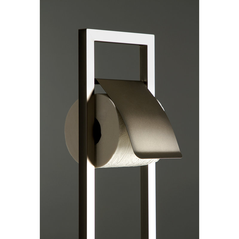 Kingston Brass Edenscape Free Standing Toilet Paper Holder with Toilet